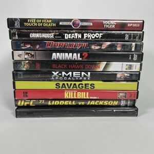 DVD Lot of 10 -  Action, Thriller,‎ Martial Arts, War